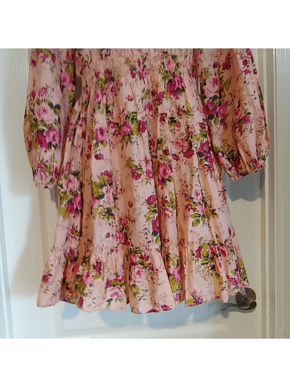 Aratta Silent Journey Garden Floral Boho Dress Romantic Cottagecore Festival XL - Picture 11 of 12